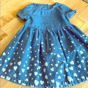 Sweet Heart Jean Dress
